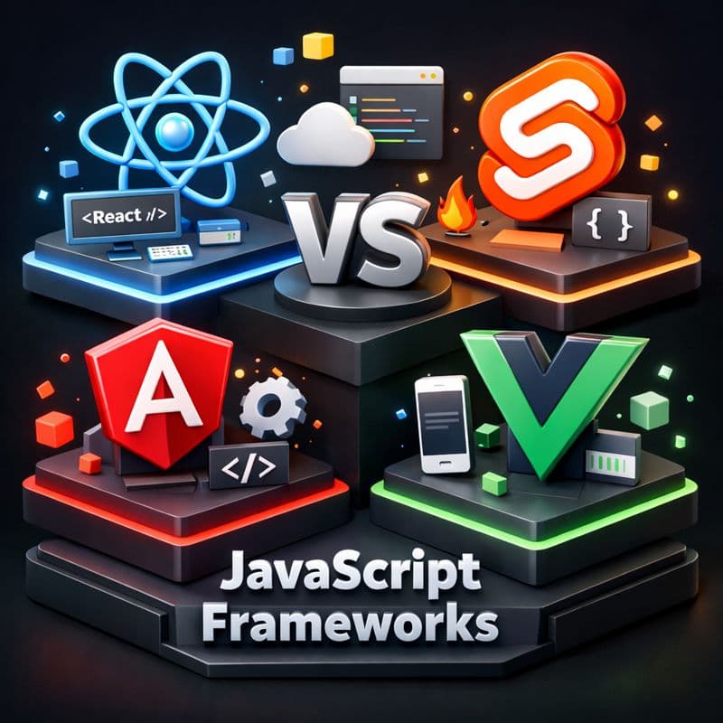🧠 React vs Svelte vs Angular vs Vue — What’s Best in 2026?