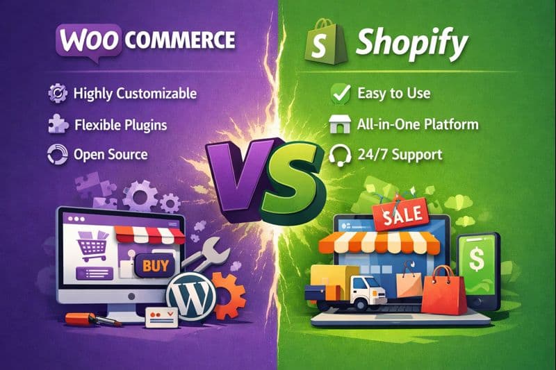 WooCommerce vs Shopify – E-commerce Platform Comparison